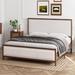 Gracie Oaks Mariangeliz 43.3" Bed Frame Wood in Brown | 43.3 H x 83.5 W x 78.7 D in | Wayfair A6E8BB9E939E4F18853AD4C144B64049