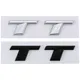 Lettres Chromées Noires 3D pour Coffre de Voiture Autocollants TT Emblème Logo Danemark ge Audi