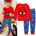 Autumn Children's Set Kids Spider Sleepers Boys Girls Christmas Cartoon New Year Long Sleeve Pyjamas