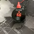 Voltmetro di visualizzazione della capacità della batteria del pannello LED DC 5V-48V del motociclo dell'automobile voltmetro con interruttore Touch ON OFF