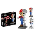 New Super Mario Building Blocks Cartoon Anime Figures Human Skeleton Mario Bros Bricks Model