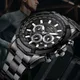 Fashion Men Watch Business Style Pagani Design Stainless Steel Strap Calendar Dial Quartz Movement