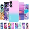 Per Oppo A78 Oppo A18 Custodia Antiurto Trasparente Morbido Silicone Stampa Cassa Del Telefono Per