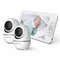 SM70V2 Baby monitor video a schermo diviso HD da 7" 1080P con due fotocamere, a prova di hacking,