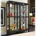 Black Bunching Curio Cabinet - 30 x 13 x 76