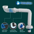 New Sewer Drain Pipe Washing Machine Pipe Connector Anti-odor Telescopic Sewer Pipe Flexible