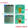 12864G-086-P 12864 LCD-Anzeigemodul LCD-Bildschirmplatine COG 12864G Weiß SPI 128 x 64 128 x 64 Punktmatrix-Modul 3,3 V/5 V UC1701X