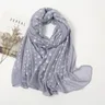 Herbst neue geschäumte Baumwoll schal für Frauen Mädchen Punkte Druck Rand Sonnenschutz Schals