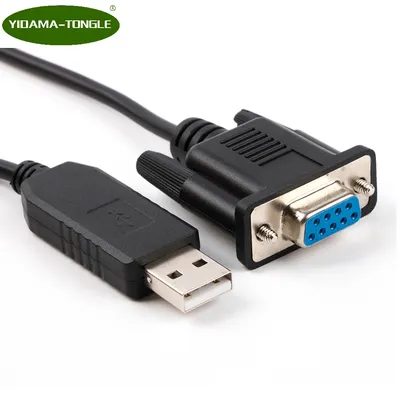 USB zu RS232 COM Port Serielle DB9 Pin Kabel Produktiver cp2102 pl2303 ftdi null modem DCE Gekreuzte