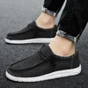 Mode Männer Leinwand Schuhe Luxus Marke Leichte Herren Loafer Atmungsaktive Slip-on Männer Casual Schuhe Fahren Schuhe Plus Größe 39-47