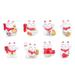 cat figurines 8Pcs Miniature Fortune Cat Figurines Lovely Small Cat Statues Micro Landscaping Cat Ornaments