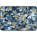 Coolnut Doormat Blue Brown Camouflage Lightweight Non Slip Indoor Outdoor Entryway Rugs Floor Mat for Bathroom Kitchen Entrance 23.6 x 15.7 inches