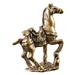 HOMEMAXS 1pc Brass Horse Statue Wealth Horse Figurine Sculpture Home Office Decor