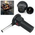 Lierteer Portable Electric Bbq Fan Air Blower Burn Picnic Cooking Barbecue Camping Tools