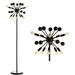 Orbit 10-Light 63 Modern Sputnik Metal LED Floor Lamp Black