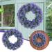 Wedding Party Purple wreaths clearance Flower wreath on clearance Lavender wreath under Wreath Decoration Artificial Flower Purple Lavender Wall Hanging Home Atmosphere Window Door