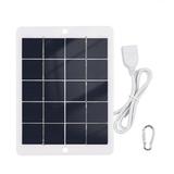 moobody 3W 5V Portable Solar Waterproof Solar Panel for Camping with USB Interface for Charging Mobile Phones Fans LED Light Home Monitor Camera