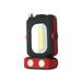 BESTONZON Multifunction Pocket COB Work Light Portable Handy Mini LED Flashlight Magnet Light Lamp with Flexible Antenna Outdoor for Camping Hiking Hunting (Red)