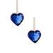 2PCS Christmas Valentine S Day Room Decor Pendant Decoration Hanging Heart Handicraft Hanging Peach Heart Crystal Craft Jewelry Accessories Chandelier Decoration Lighting Window Pendant