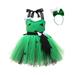 Toddler Kids Girls Roleplay Dog Bones Tulle Dress Princess Outfits 4-6T