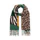 Brands - Klass Animal Print Scarf Green Women's