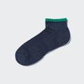 Uniqlo - Cotton Pile Lined Short Socks - Blue - 8-11