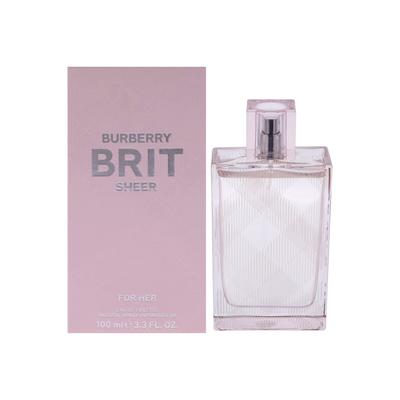 Plus Size Women's Brit Sheer - 3.3 Oz Edt Spray by Burberry in O