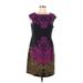 London Times Casual Dress - Party: Purple Dresses - Women's Size 12 Petite