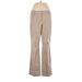 Lands' End Khaki Pant: Tan Solid Bottoms - Women's Size 8