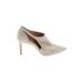 Calvin Klein Heels: Tan Shoes - Women's Size 8 1/2 - Pointed Toe