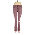 Express Jeans Jeggings - Mid/Reg Rise: Purple Bottoms - Women's Size 6