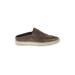 Vince. Mule/Clog: Slip-on Platform Boho Chic Tan Color Block Shoes - Women's Size 6 - Almond Toe