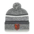 Men's '47 Charcoal Cleveland Browns Northward Cuffed Knit Hat with Pom