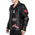 Men's Freeze Max Black Chucky Wanna Play Biker Full-Zip Jacket