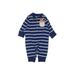Just One You Made by Carter's Long Sleeve Onesie: Blue Bottoms - Size 3 Month