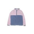 OshKosh B'gosh Fleece Jacket: Purple Solid Jackets & Outerwear - Kids Girl's Size 12