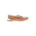 Ballerina Flats: Tan Print Shoes - Women's Size 40 - Almond Toe