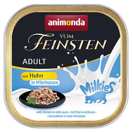 Sparpaket animonda Vom Feinsten Adult Milkies in Sauce 32 x 100 g - Huhn in Milchsauce