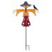 Regal Art & Gift Weather Resistant Metal People Garden Stake - Solar Powered Metal in Blue/Orange/Red | 42 H x 22 W x 4.5 D in | Wayfair 13613