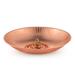 Arlmont & Co. Marrgon 11" Copper Anchoring Basin - Hammered Metal Bowl for Rain Chain Downspouts Copper in Brown | 11 H x 11 W x 2 D in | Wayfair