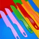 Couteau à fruits en dents de scie en plastique pour enfants couteau de cuisine sûr chef pour la