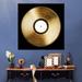 Latitude Run® Gold Vinyl Record On Canvas Print Canvas | 39 H x 39 W x 1.25 D in | Wayfair DE31023A9E39458F98906CC2C7013E03