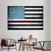 Gracie Oaks Firefighter Wooden Flag Canvas in Black | 30 H x 45 W x 1.25 D in | Wayfair 85107990ACBF43069E6368CD0768E6D1