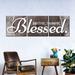 The Holiday Aisle® Blessed Grateful Typography Multi Piece Canvas Print On Canvas 3 Pieces Set Canvas in White | 30 H x 92 W x 1.25 D in | Wayfair