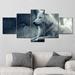 Loon Peak® Arctic Wolf Wall Art Multi Piece Canvas Print On Canvas 5 Pieces Set Canvas in White | 29 H x 12 W x 1 D in | Wayfair