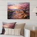 Latitude Run® Pink & Blue Cherry Blossom III - Unframed Print on Metal in Brown/Pink/Red | 12 H x 20 W x 1 D in | Wayfair