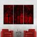 Red Barrel Studio® Dark Haunted Forest On Canvas 3 Pieces Set Canvas in Black | 23 H x 14 W x 1 D in | Wayfair 3053435C05A5426789A0D031F7CB426A