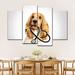 Red Barrel Studio® Doctor Dog On Canvas 4 Pieces Set Metal in Black | 52 H x 32 W x 1.25 D in | Wayfair 8AC03F2220EB490FA463F2355D430D79