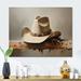 August Grove® Cowboy Hat Minimalism Style IV - Cowboys Metal Wall Art Living Room Metal | 12 H x 20 W x 1 D in | Wayfair