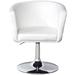 Everly Quinn Simone Vanity Swivel Armchair w/ 360 Degree Rotation, Modern Makeup Seat w/ Adjustable Height in Gray/White/Blue | Wayfair